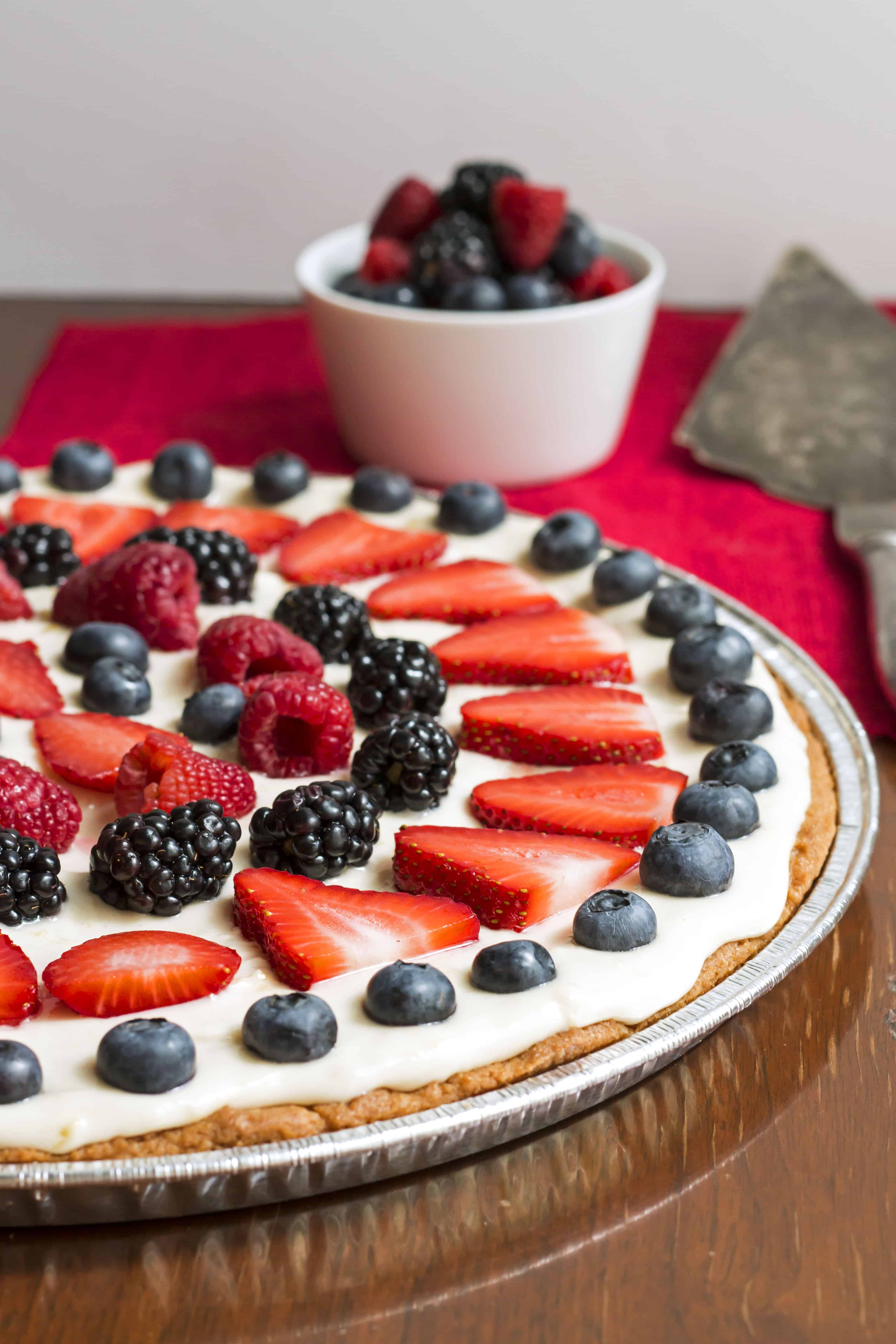 4th of July Fruit Pizza--Gluten Free with L.B.
