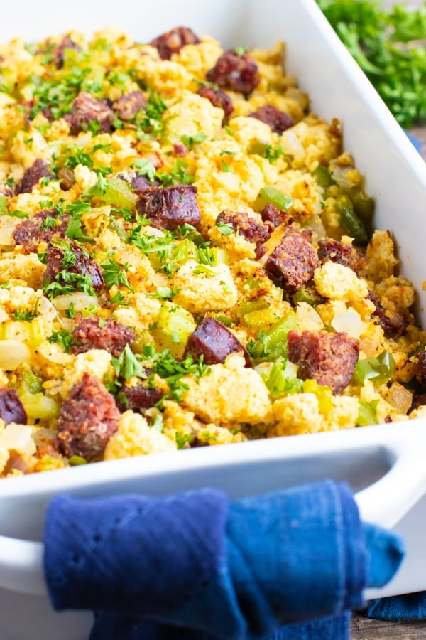 Southern Cornbread Dressing Recipe | Evolving Table