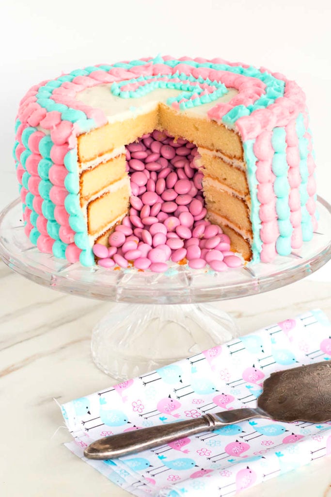 Gender Reveal Cake | Gluten Free with L.B.