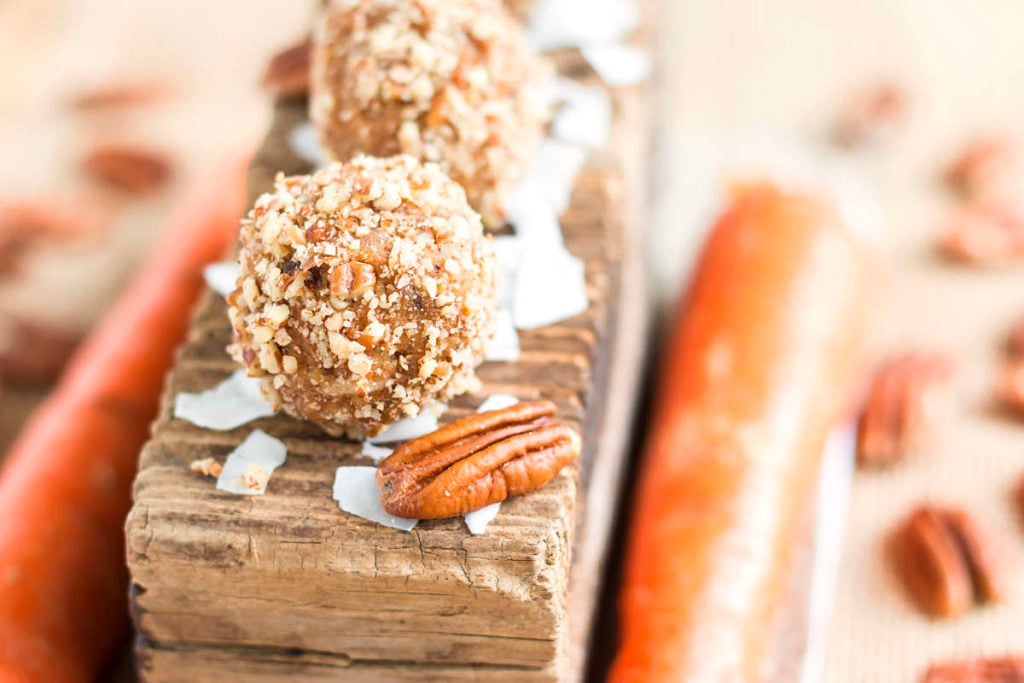 Carrot Cake Raw Balls | Gluten Free with L.B.