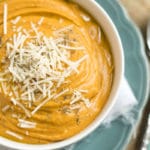 Roasted Sweet Potato & Carrot Soup | Gluten Free with L.B.