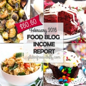 Food Blog Income Report | February 2016