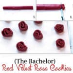 (The Bachelor) Red Velvet Rose Cookies {Video} | A gluten free red velvet cookie recipe with an instructional video!!