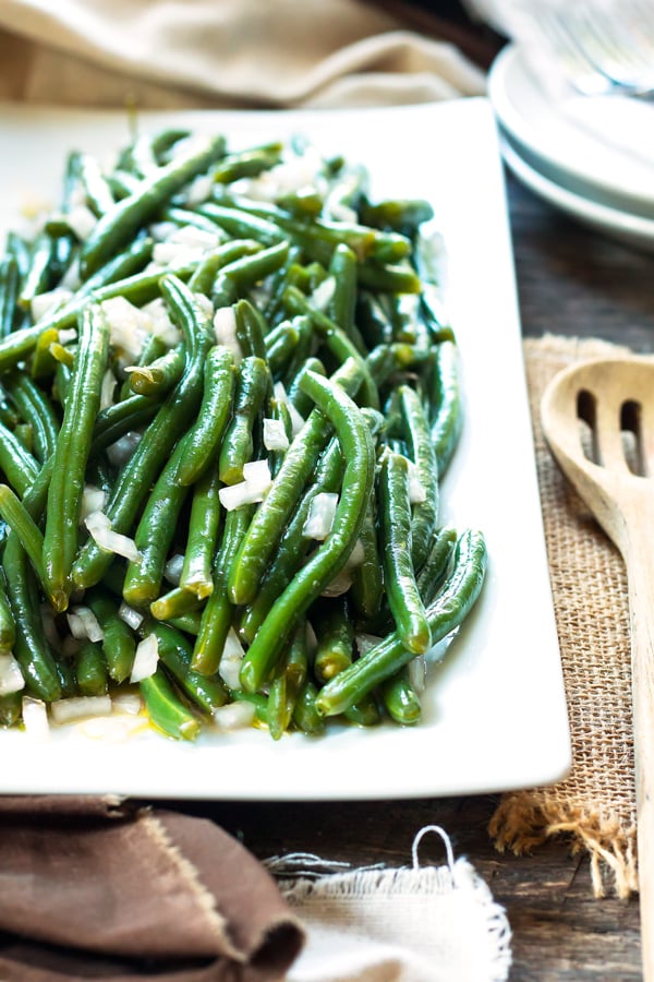 15-Minute Green Beans with Vinegar