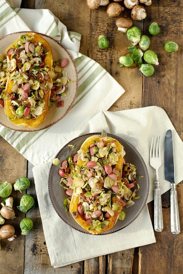 15 Gluten Free Stuffed Squash Recipes | Stuffed zucchini, spaghetti squash, acorn squash, pumpkin and butternut squash stuffed recipes for a healthy gluten free dinner.