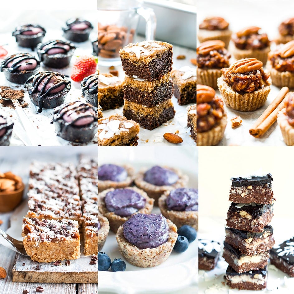 Healthy Unbaked Bites, Bars, and Tarts is an e-cookbook full of 45 healthy dessert recipes that do not require any baking and are gluten-free, refined sugar-free, dairy-free, and vegan!