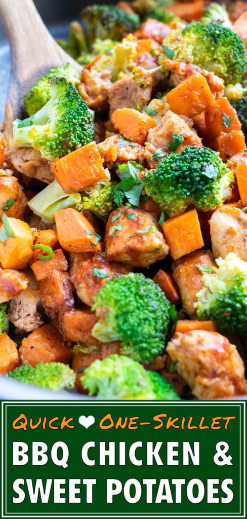 Honey BBQ Chicken with Sweet Potatoes & Broccoli | Easy 30-Minute One-Pot Meal