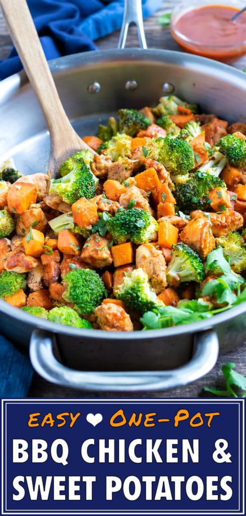 Honey BBQ Chicken with Sweet Potatoes & Broccoli | Easy 30-Minute One-Pot Meal