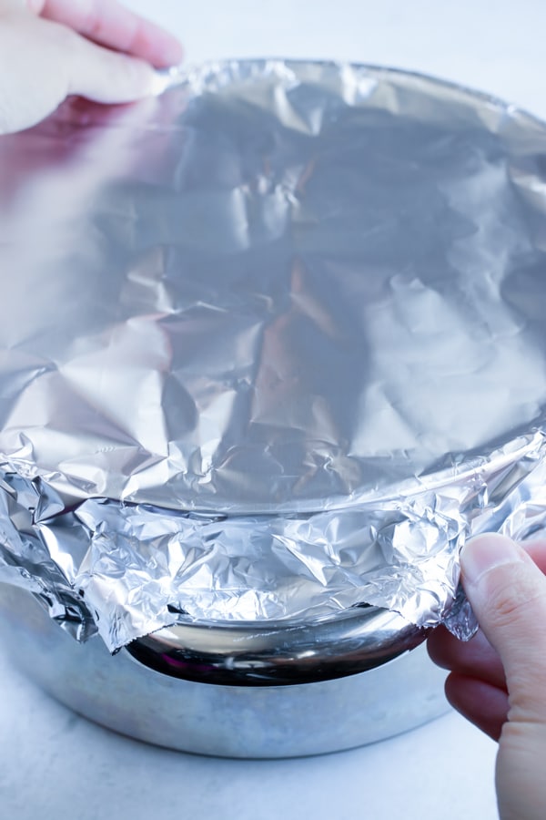 Cover with aluminum foil and bake in the oven for a low-carb side dish.