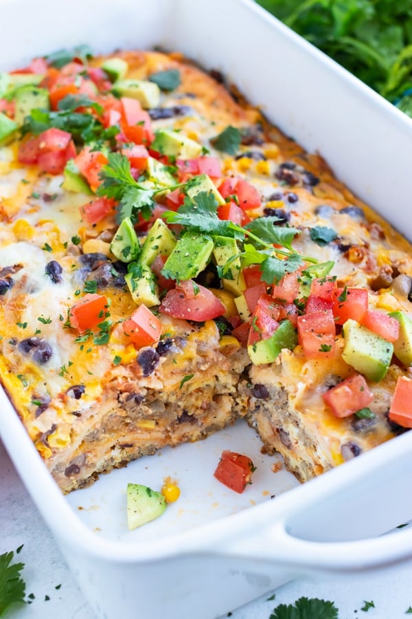 Easy Mexican Breakfast Casserole Recipe | Evolving Table