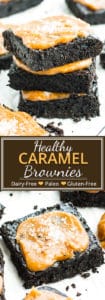 Salted Caramel Fudgy Paleo Brownies  Gluten-Free & Dairy-Free
