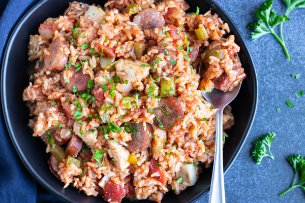 Sausage & Chicken Cajun Jambalaya-image