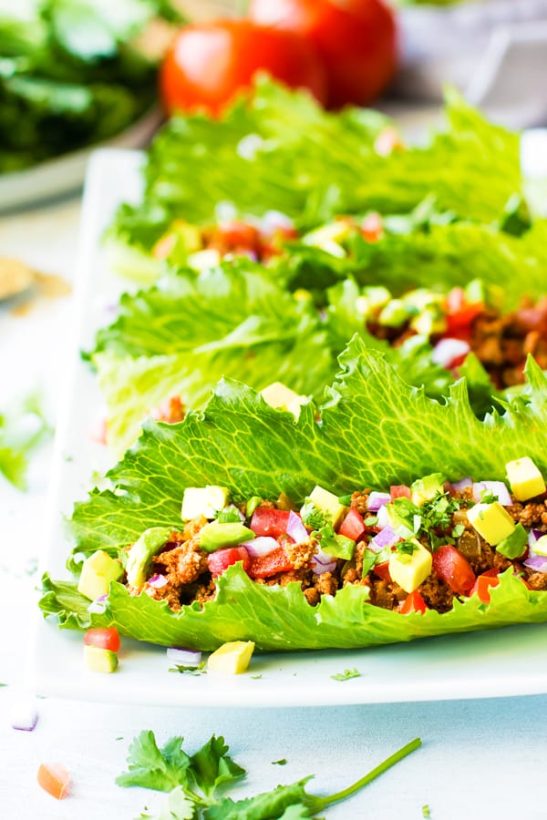 Ground Turkey Taco Lettuce Wraps Paleo, Whole30, Keto Recipe