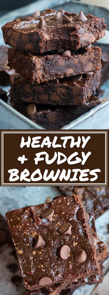 Homemade Paleo Brownies with Chocolate Chips | These healthy and easy brownies are made from scratch and are the best gluten-free, dairy-free fudgey brownie recipe!