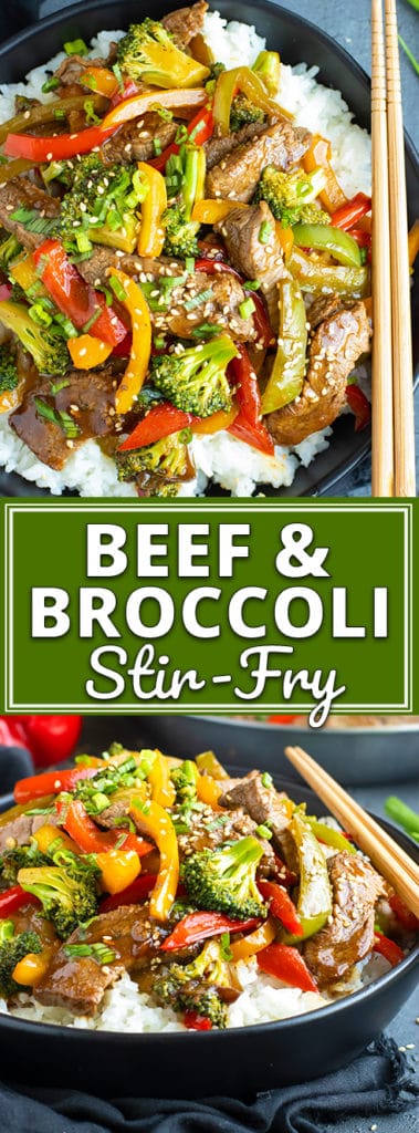 Quick and easy Beef and Broccoli Stir-Fry recipe that is gluten-free, Paleo, dairy-free, full of vegetables, and lick-your-plate delicious!  Learn how to make beef and broccoli sauce that is free of refined sugar and tastes as good as your favorite restaurant's version!