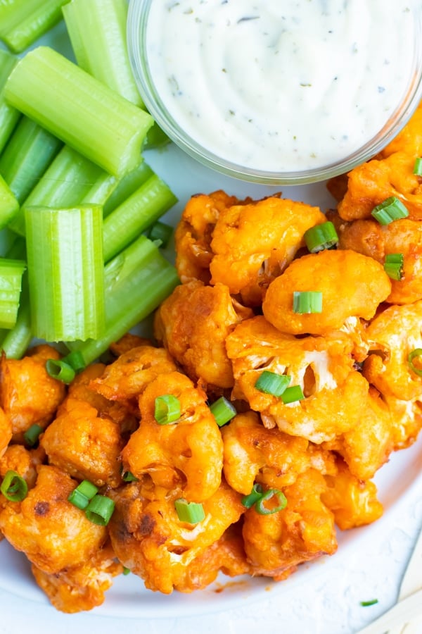 Easy Buffalo Cauliflower Recipe Evolving Table