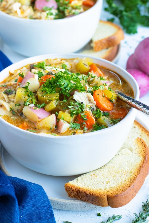 Instant pot vegetable online chicken soup