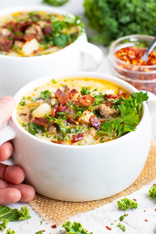 Zuppa Toscana Soup Recipe Olive Garden Copycat Evolving Table