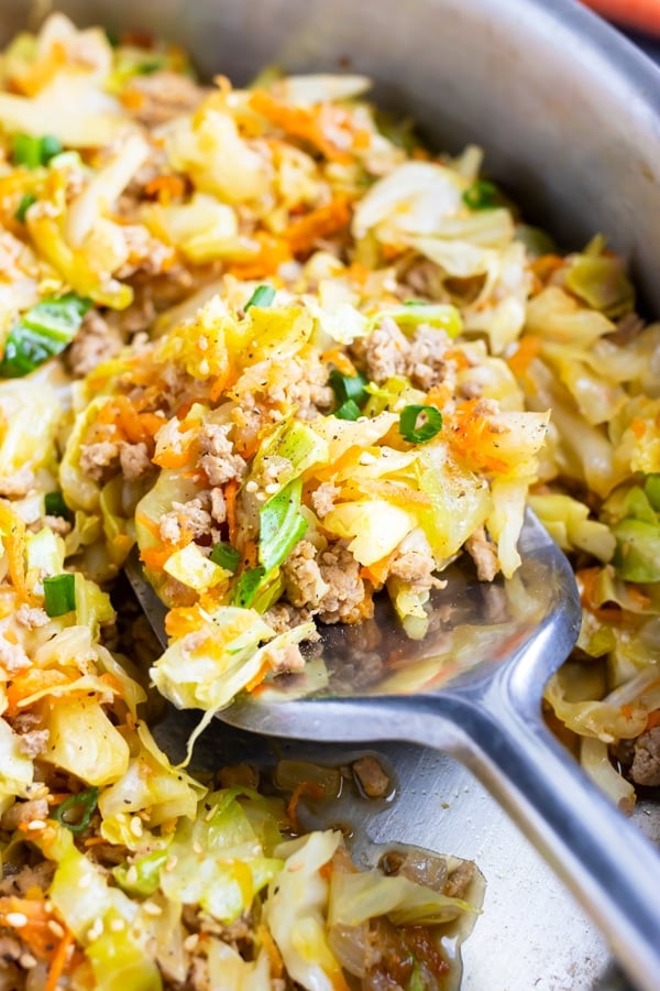 Egg Roll In A Bowl Recipe 30 Minute Keto Dinner Evolving Table