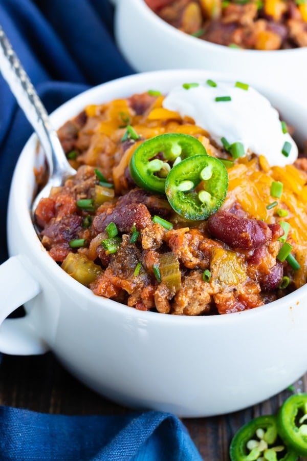 Healthy Instant Pot Turkey Chili Recipe Evolving Table