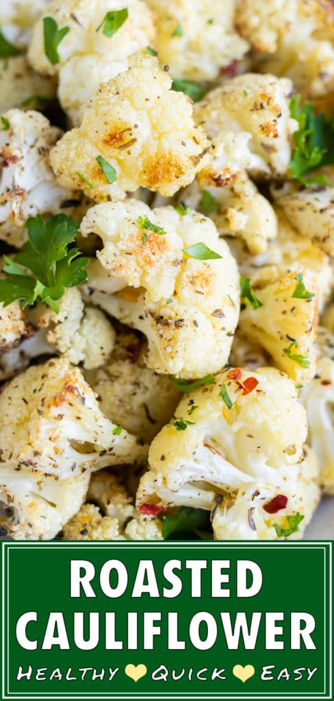 Oven-Roasted Cauliflower Recipe | How to Roast Cauliflower | Quick, Easy, Low-Carb, Keto Side Dish Recipe