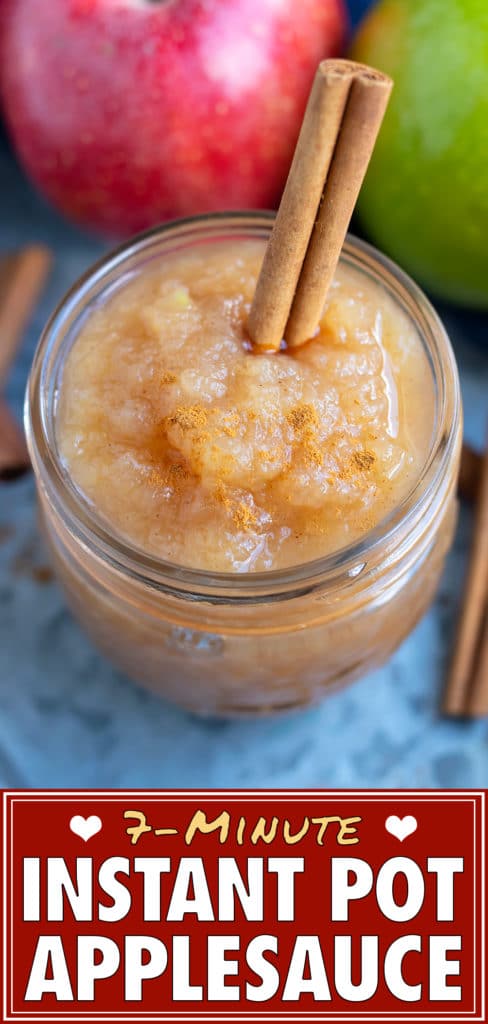 Learn how to make instant pot applesauce for a quick and healthy snack.