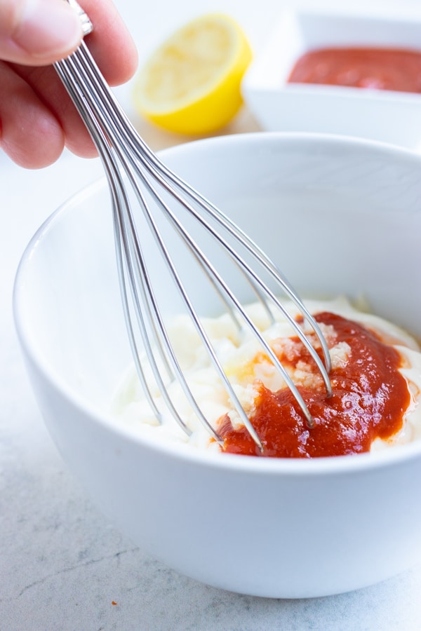 Learn how to make Sriracha Mayo sauce with a few simple ingredients and 5 minutes.