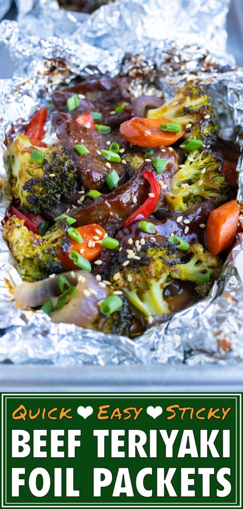 Meal prep this foil packet dinner for an easy meal while camping.