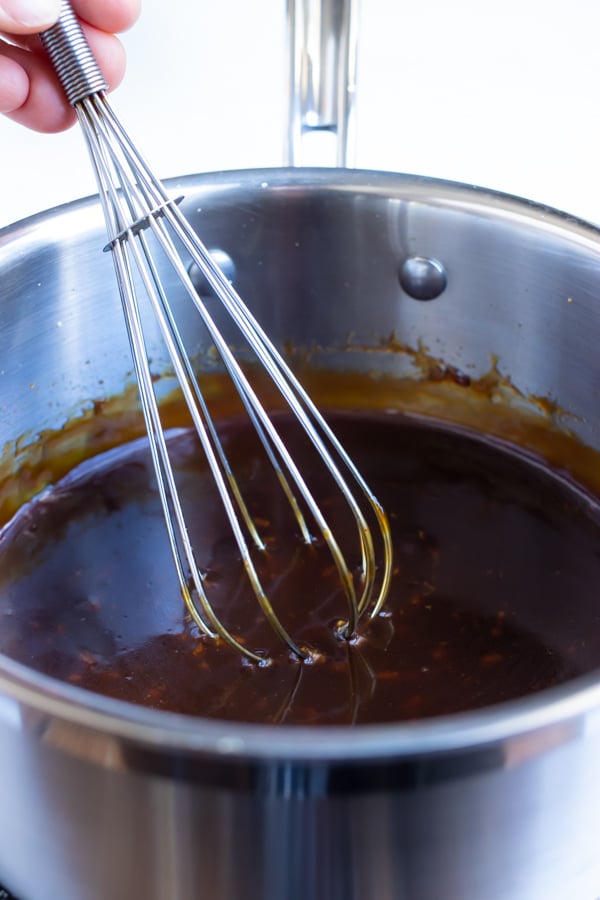 Whisk together all ingredients until the texture is smooth.