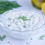Tartar sauce is served with seafood recipes as a sauce or dip.
