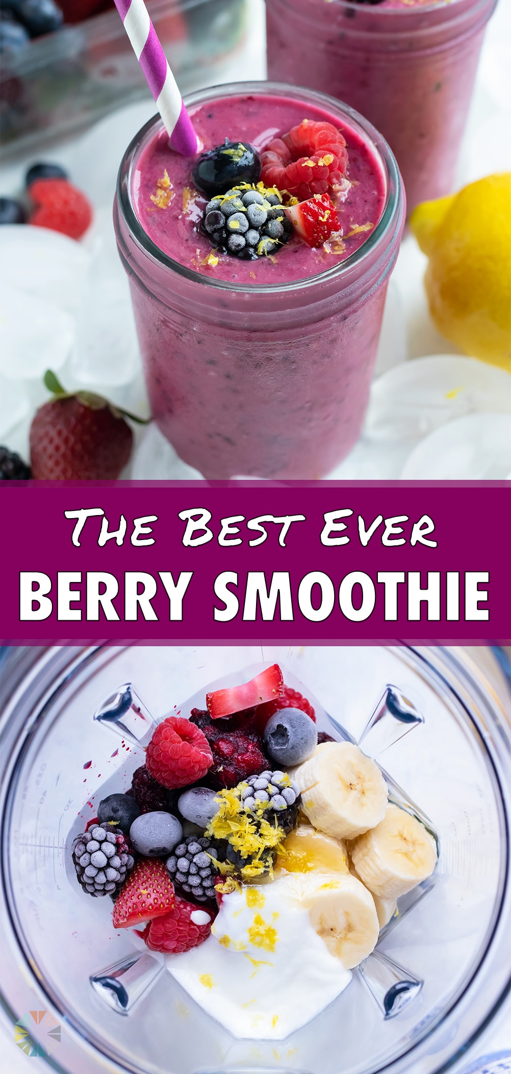 Mixed Berry Smoothie Recipe - Evolving Table