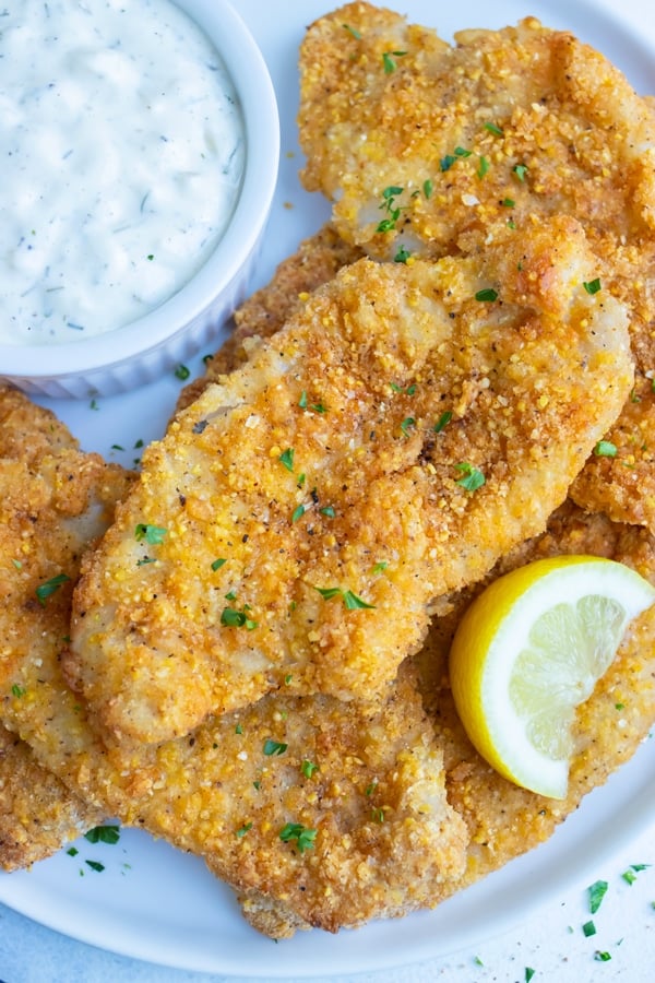 Crispy Air Fryer Fish Recipe - Evolving Table