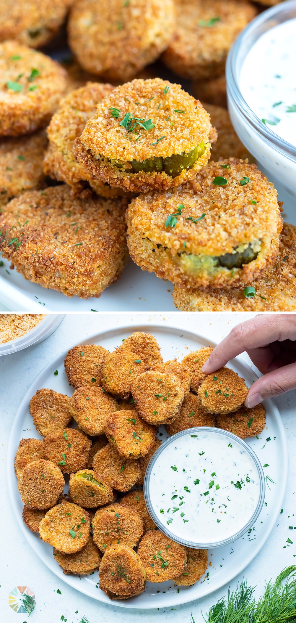 Air Fryer Fried Pickles Recipe - Evolving Table