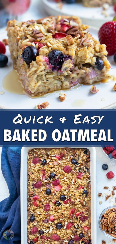 This easy baked breakfast dish is eaten for a quick breakfast.