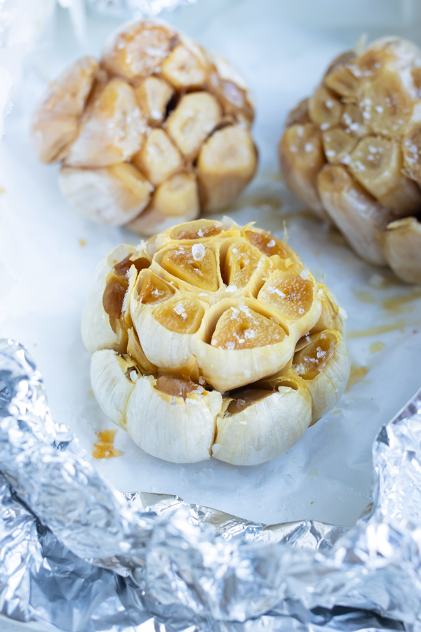 Roasted garlic is perfect for adding flavor to your meal.