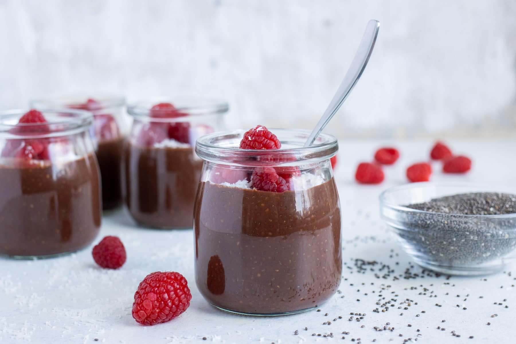 Chocolate Chia Pudding (in a mason jar!) - My Southern Sweet Tooth