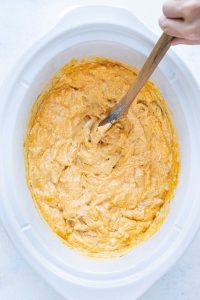 Mix all the ingredients together with a spoon.