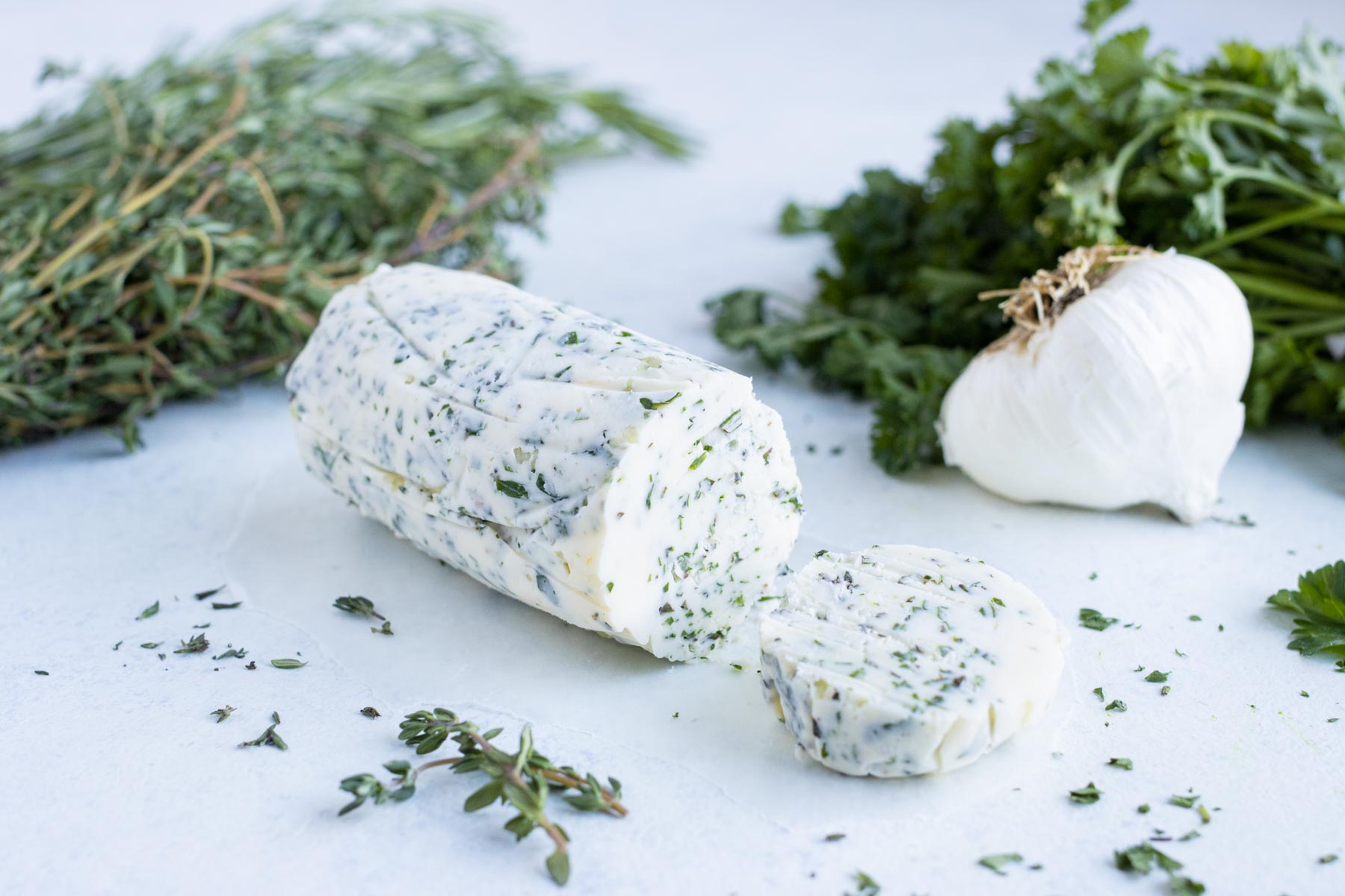 The BEST Garlic Herb Butter - Fresh, Easy, Delicious