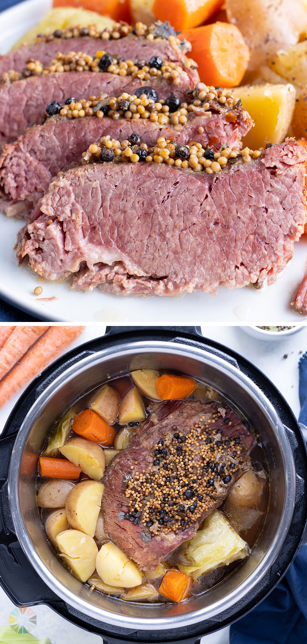 Instant Pot Corned Beef and Cabbage - Evolving Table