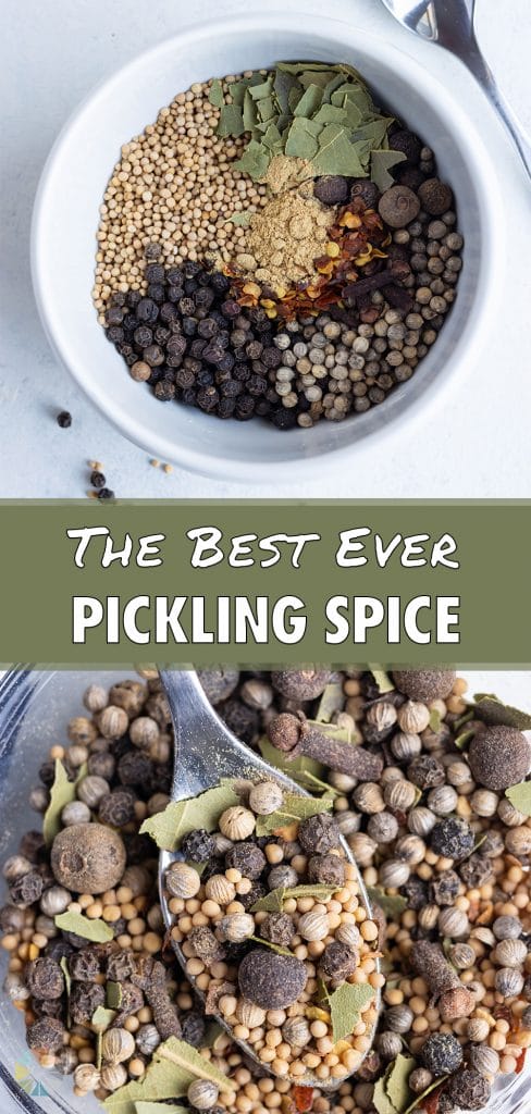 Pickling spice is made for a homemade seasoning blend.