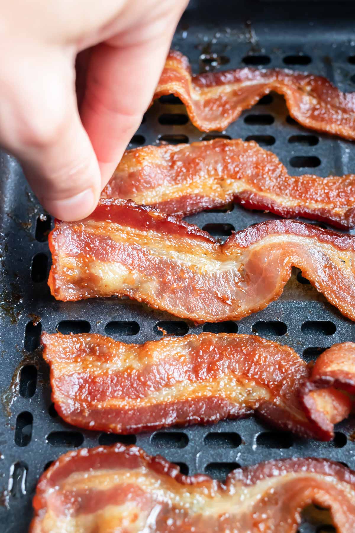 Air Fryer Bacon Recipe (Crispy Results in 7 Minutes)