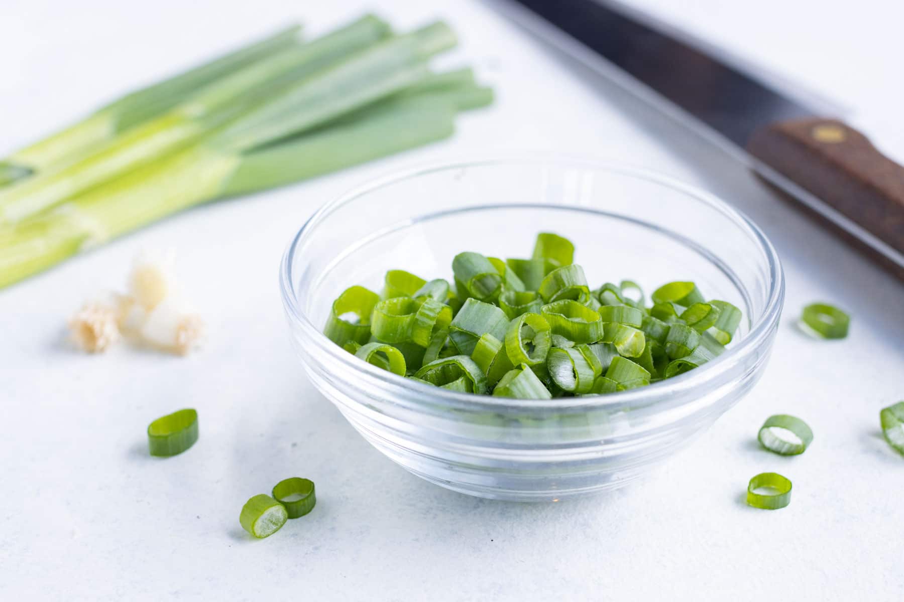 How to Slice Green Onions, Scallions and Spring Onions - always use butter