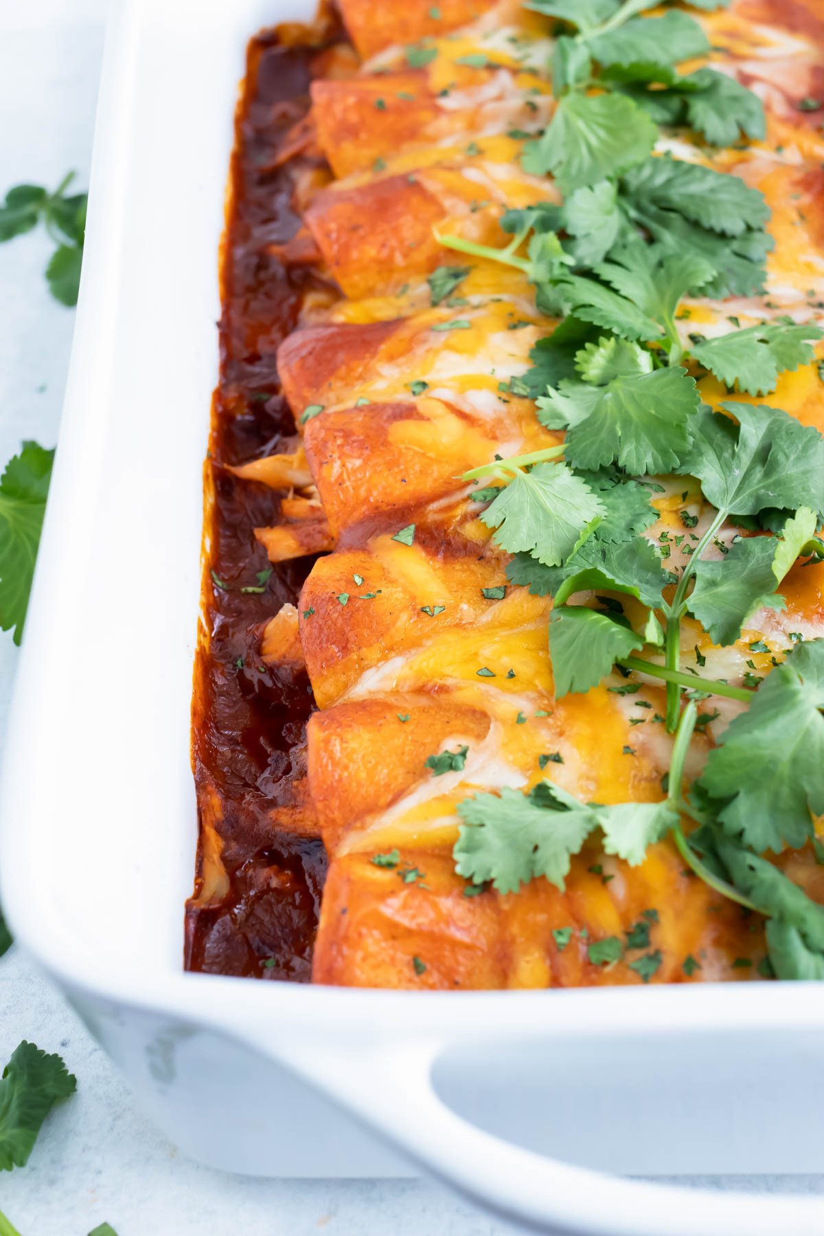 Cheesy Shredded Chicken Enchiladas | Easy, Authentic, Homemade Mexican Recipe