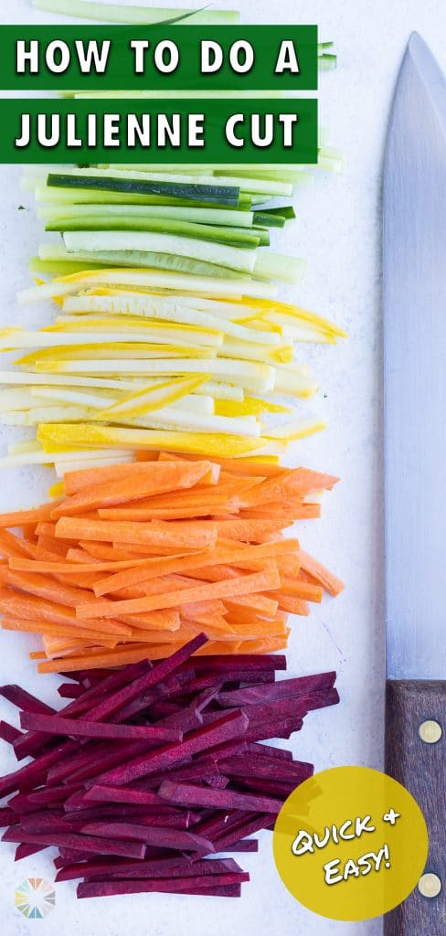 Colorful vegetables are prepared for different recipes.