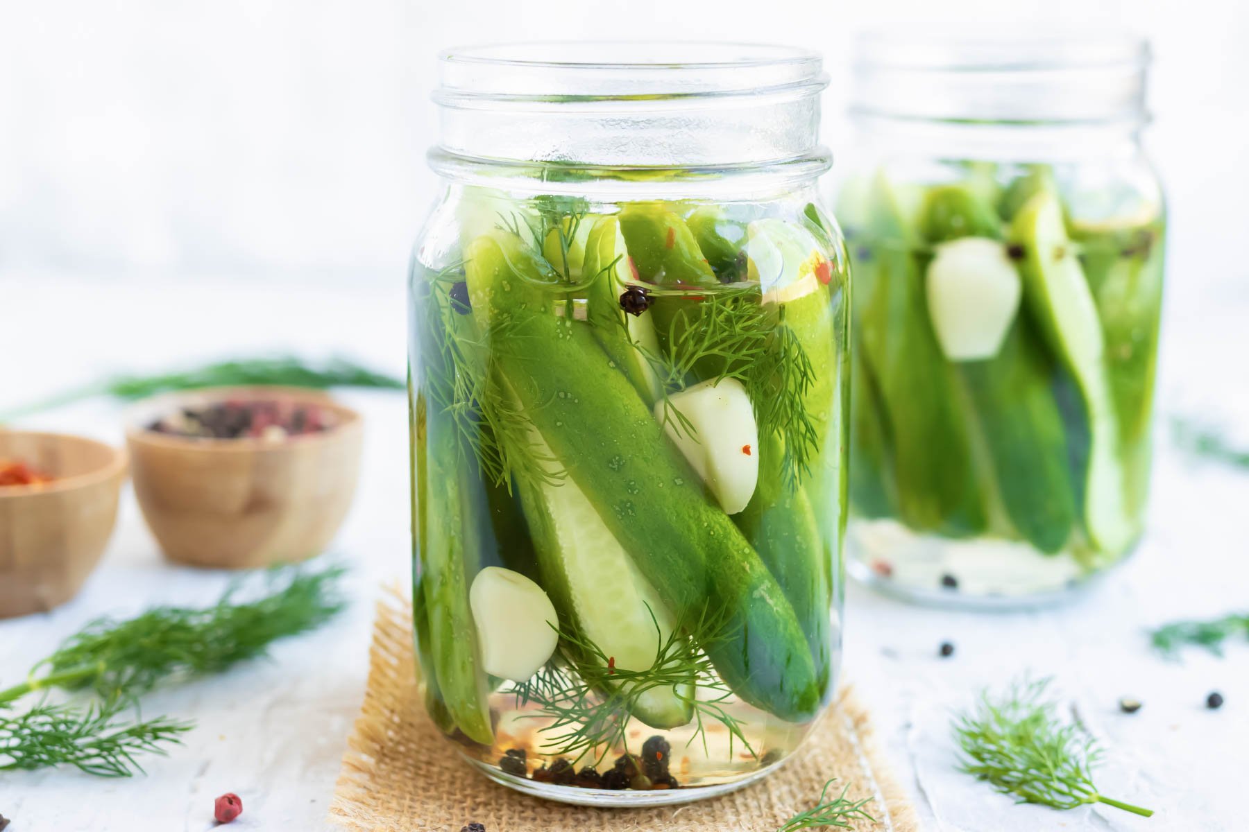 Refrigerator Dill Pickles Recipe Evolving Table