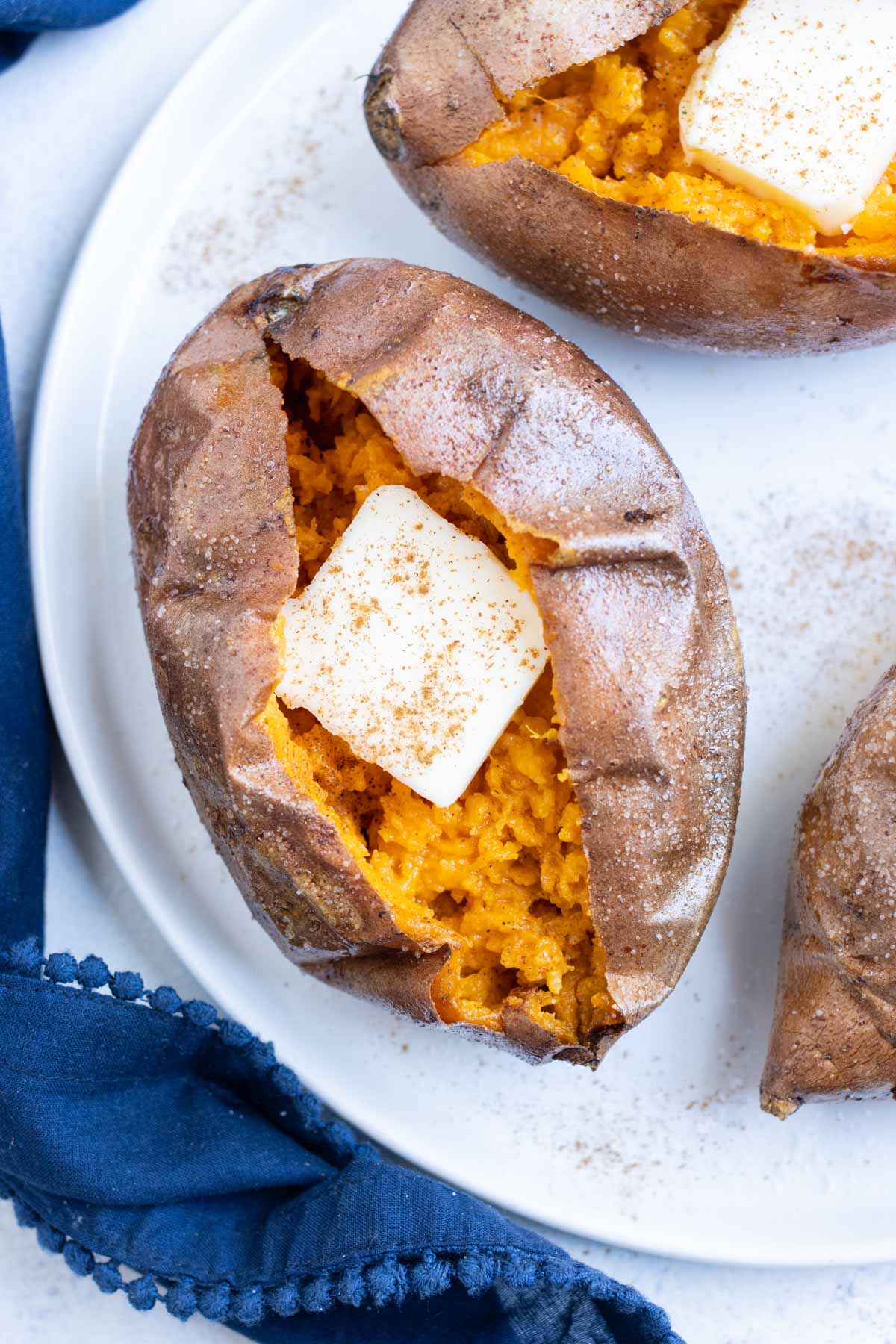 Instant Pot baked sweet potato is a healthy vegetable side dish.