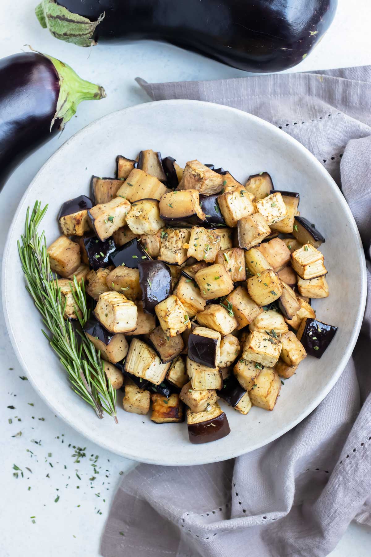 Air Fryer Eggplant - Upstate Ramblings