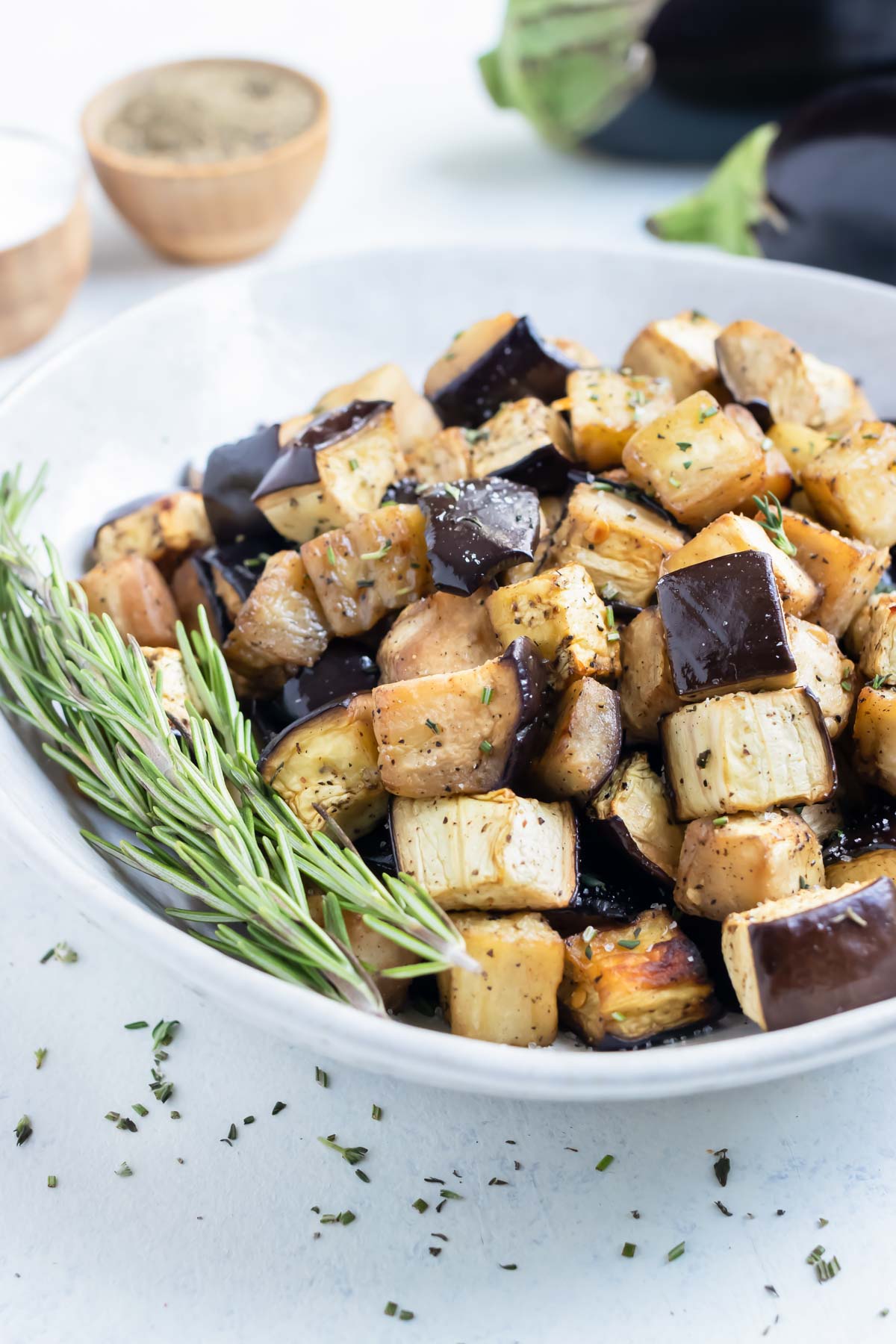 Easy Air Fryer Eggplant Recipe - Evolving Table