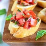 Tomato Bruschetta Recipe | Fresh, Homemade, Easy Italian Bruschetta Bread