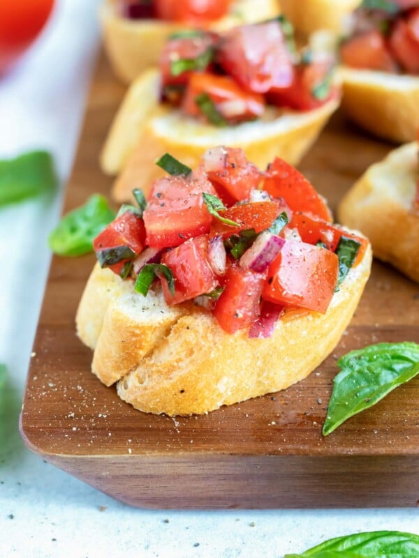 Tomato Bruschetta Recipe | Fresh, Homemade, Easy Italian Bruschetta Bread